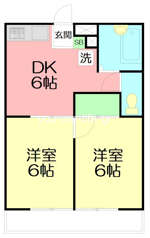 ルミエール富水 間取り