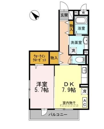 大黒屋ハイツ 三番館 間取り