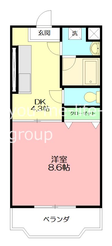 パルテール足柄 間取り
