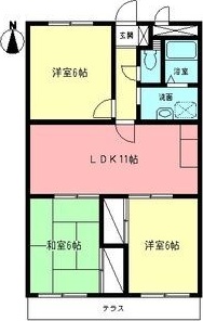 ソレイユ楠 間取り