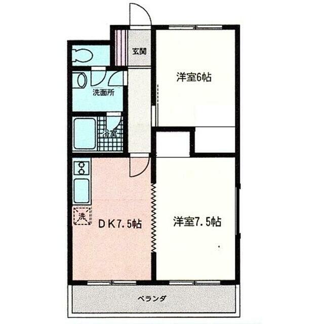 グラスリバーマンションＡ 間取り