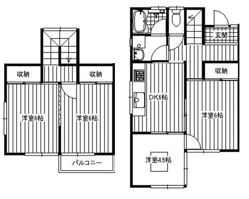 藤沢市白旗テラスハウス 間取り