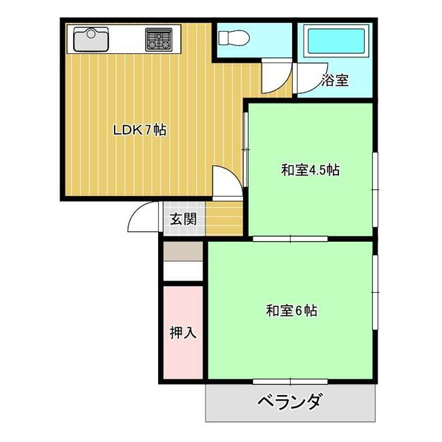 三堀荘 間取り