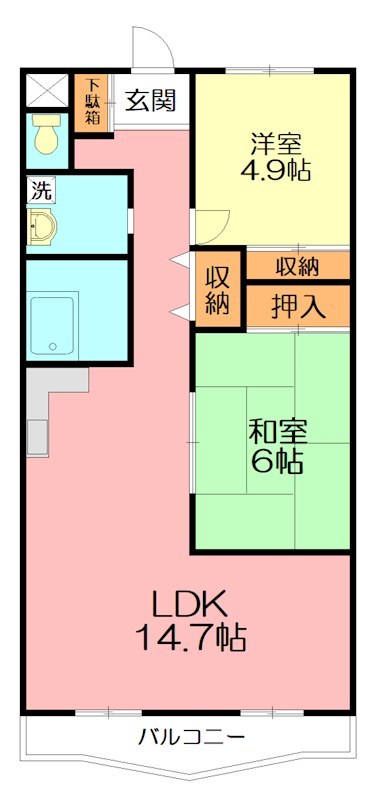 ベルパレス湘南 間取り