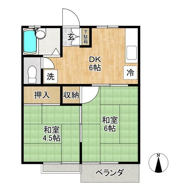スカイハイツ座間 間取り