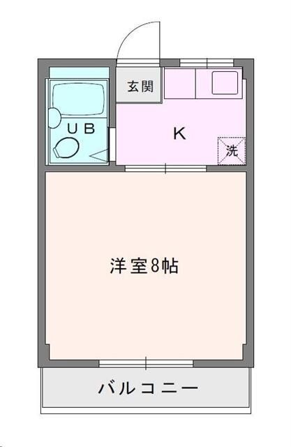 コーポ愛名Ｂ 間取り
