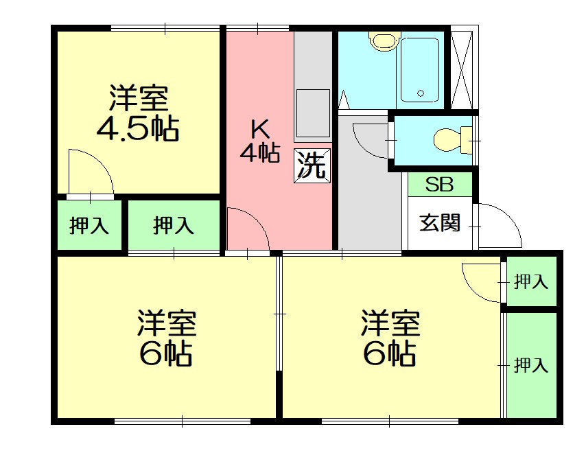 アイシーコーポ 間取り