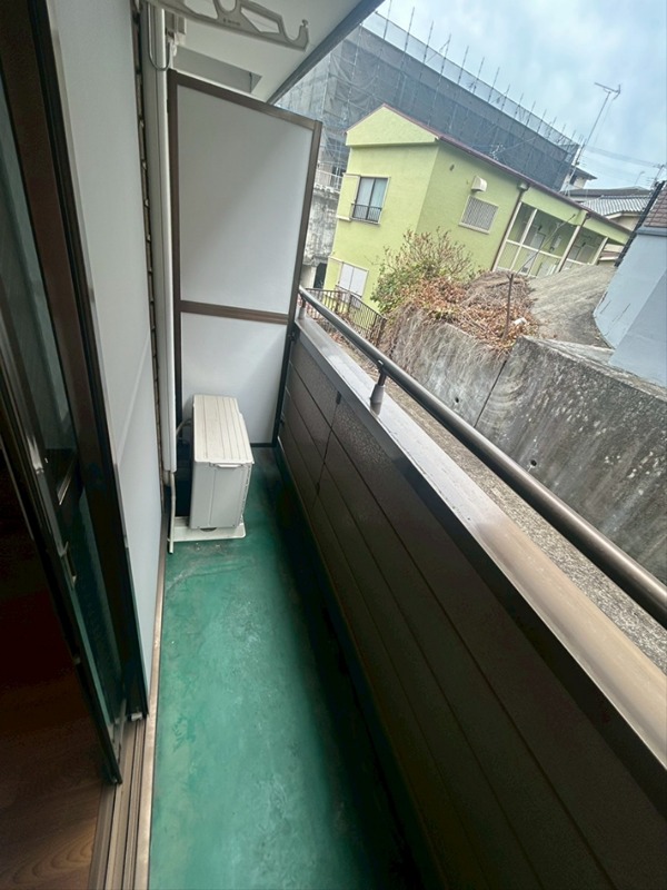 アブルームシマ  ベランダ