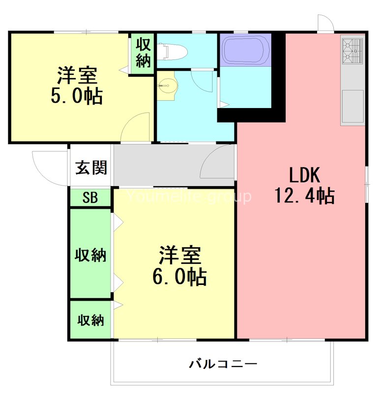 タウンコートＡ 間取り