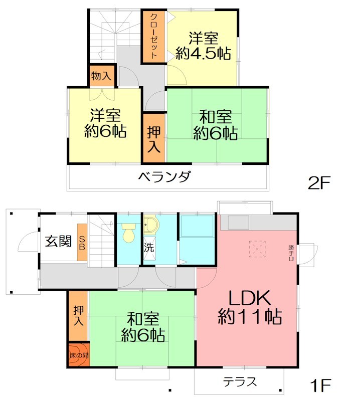 秦野市新町戸建 間取り
