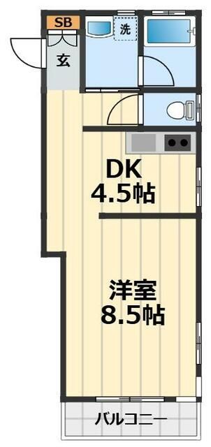 コーポヤマムラ 間取り