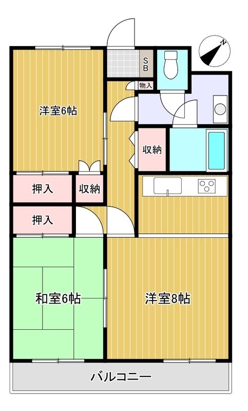 サザンヒルズ 間取り