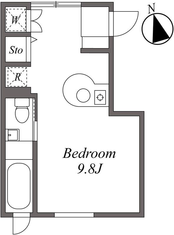 EAST RISE 由比ガ浜B 間取り