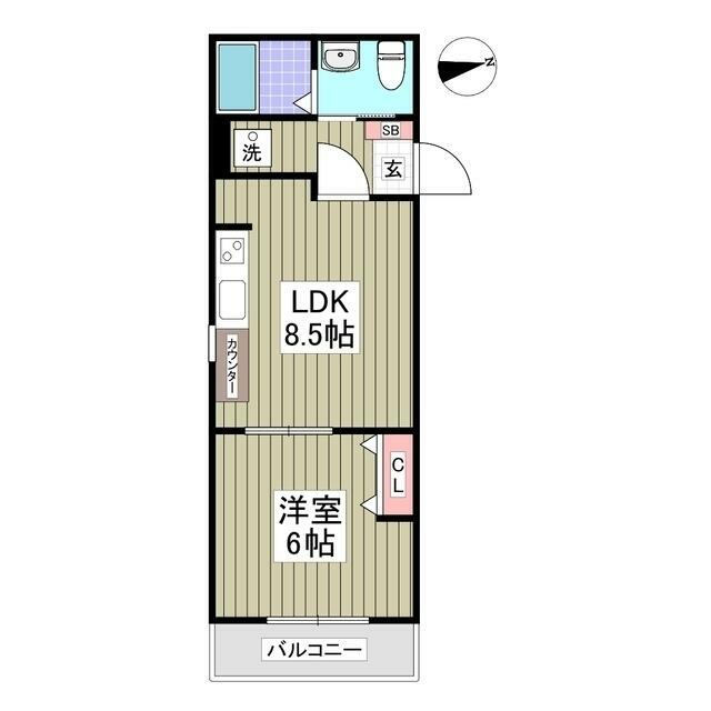 ＧｒａｎＳｔｙｌｅ　由比ヶ浜 間取り
