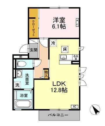 クレセリアⅢ 間取り