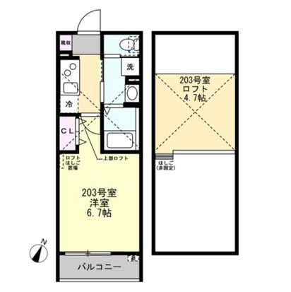 オーシャンコースト鵠沼海岸 間取り