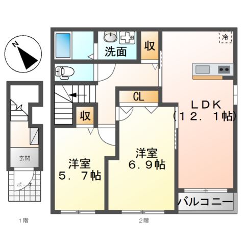 グランエストⅡ 間取り