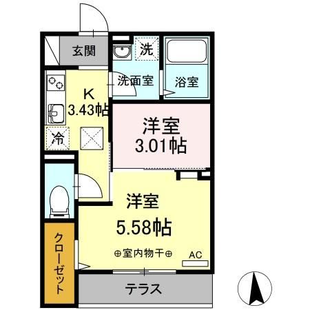 蒼の杜　空 間取り