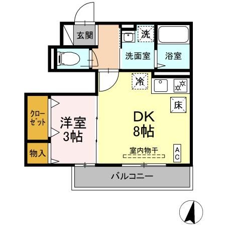 ソレアード緑園Ⅱ 間取り