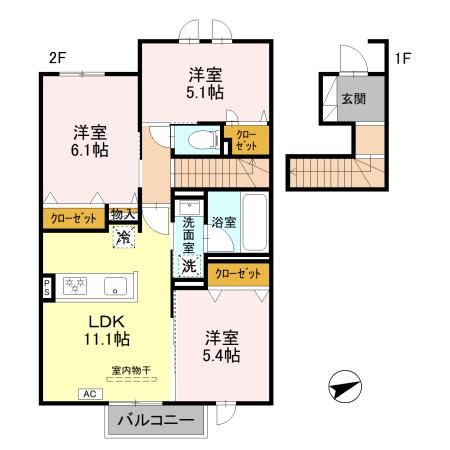グローリー栄 間取り