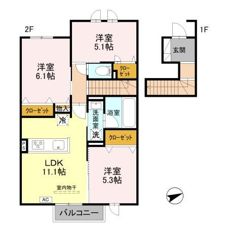 グローリー栄 間取り