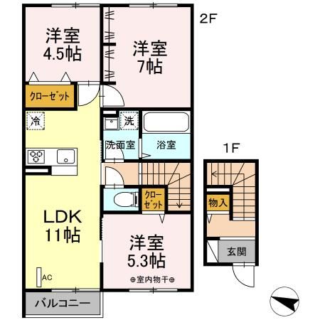 ヴィラ ジュネス 間取り