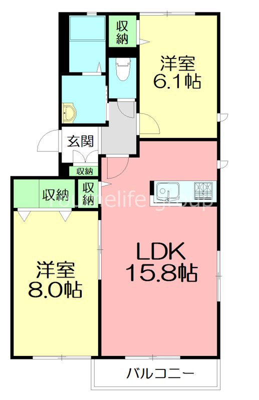 クレールＡ 間取り
