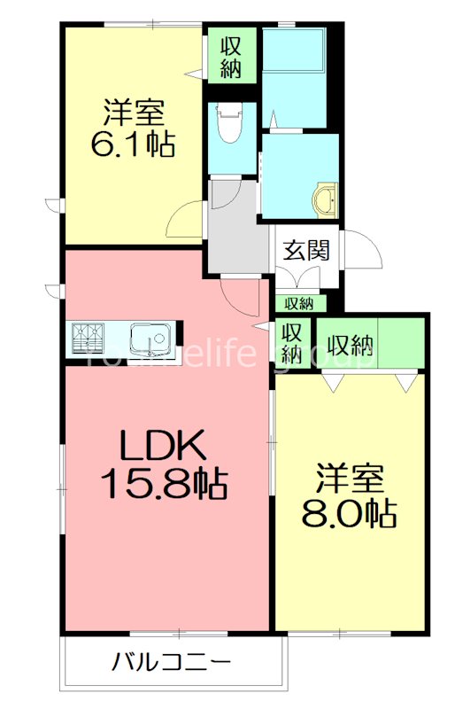 クレールＡ 間取り