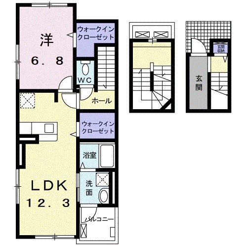 アミーゴⅡ 間取り