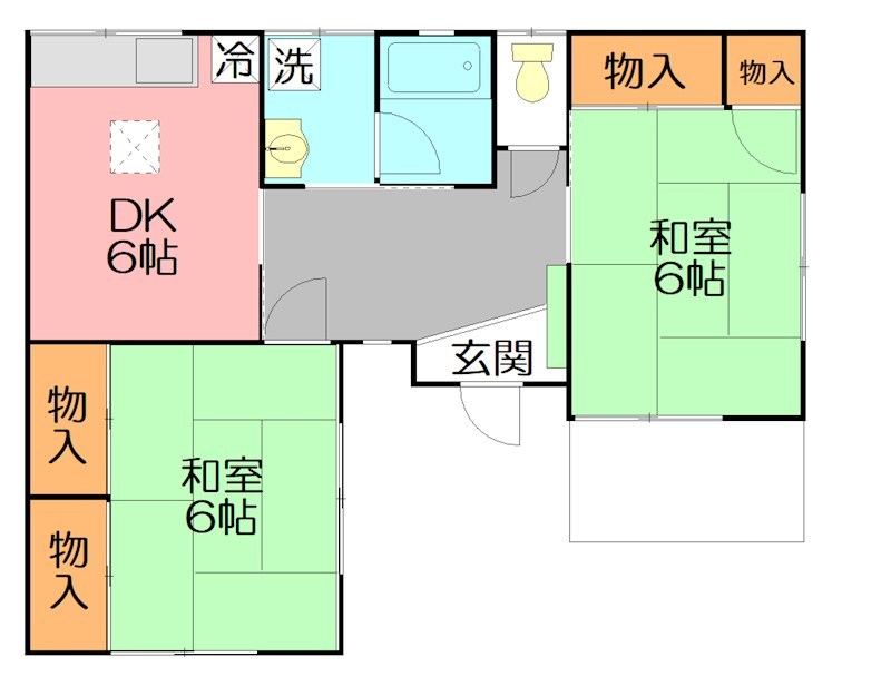石塚貸家 間取り