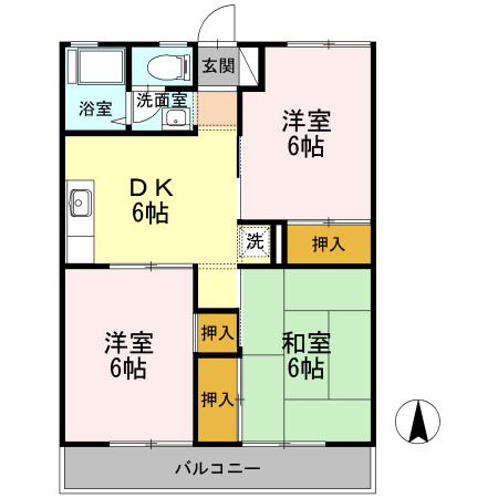パストラル川井 間取り