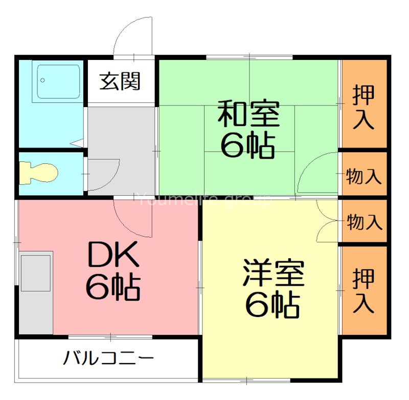 サンハイツ葉山 間取り
