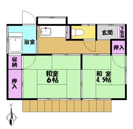 神奈川県大和市福田２丁目 間取り