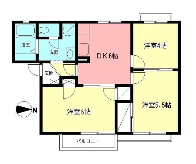 キャッスル星野Ｂ 間取り