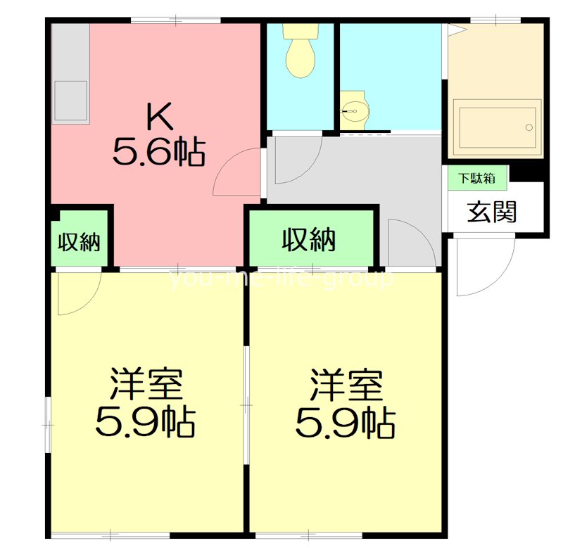 メイグランデB 間取り