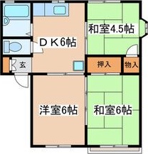 神奈川県小田原市鴨宮 間取り