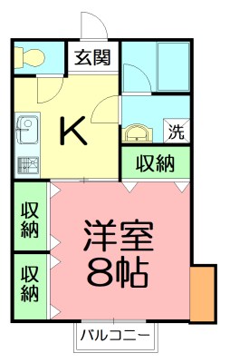 パレス小沢７ 間取り