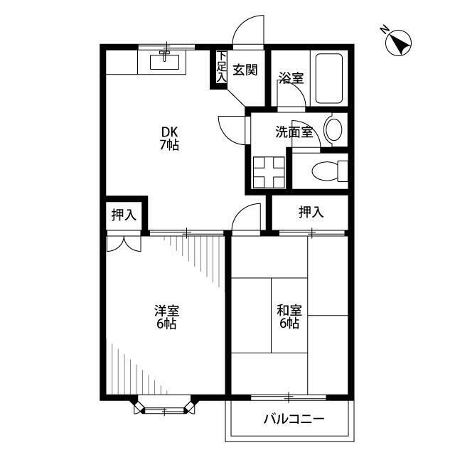 グランデロータス壱番館 間取り