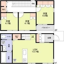 湘南マナーハウス8　B棟 間取り