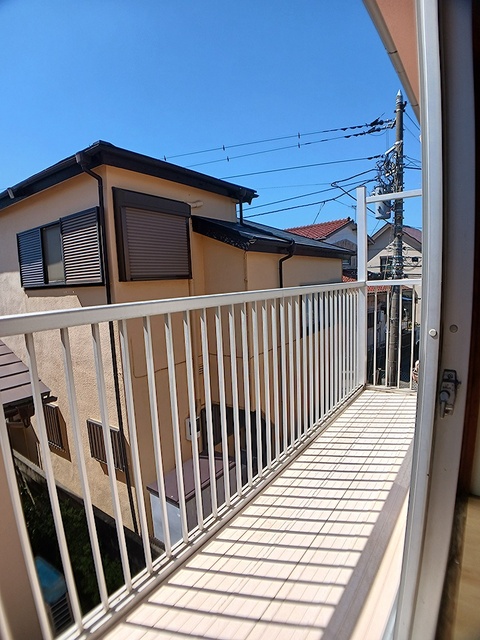 島﨑アパート ベランダ