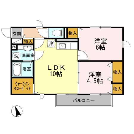 コンフォルト　カーサの物件画像2