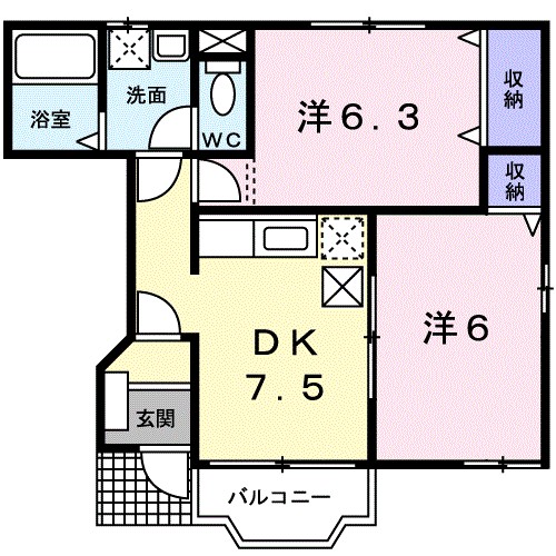 アヴニールⅡの物件画像2