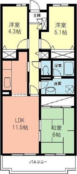 グランベル本厚木 間取り