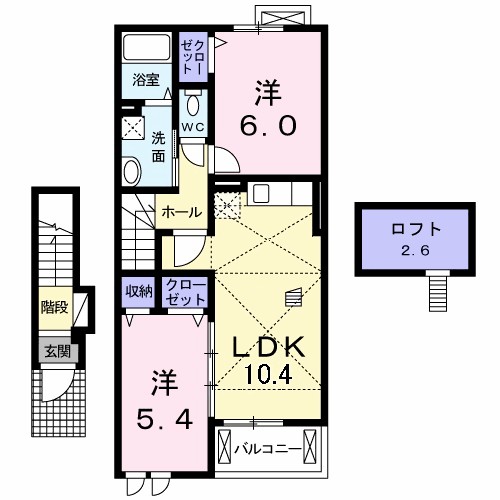 ブライトフラワーＢの物件画像2