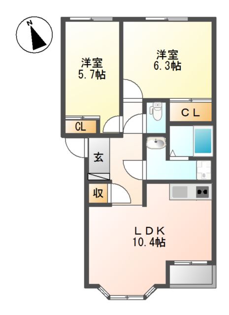 クロワール 間取り