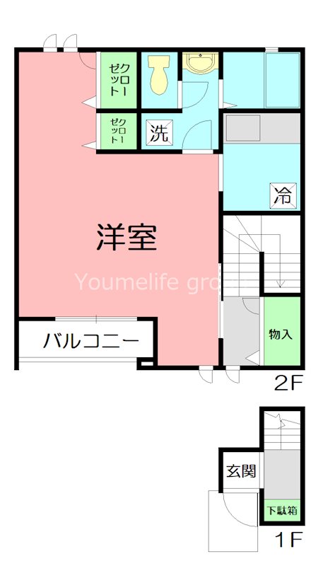 Adomani　S（アドマーニ　エス）  間取り