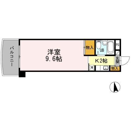 ポケットハイツ本厚木Ⅱ 間取り