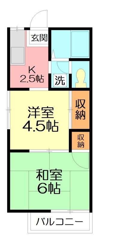 弥生ハイツ 間取り
