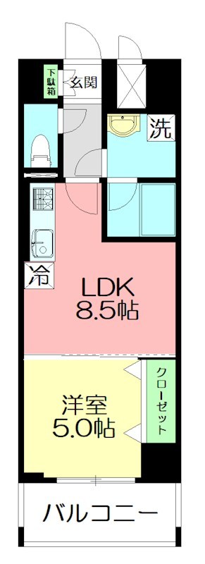 神奈川県海老名市中央３丁目 間取り