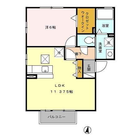エタージュAの物件画像2